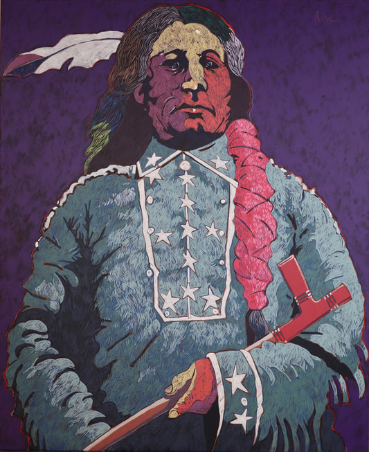 Chief Gall-Painting-Thom Ross-Sorrel Sky Gallery