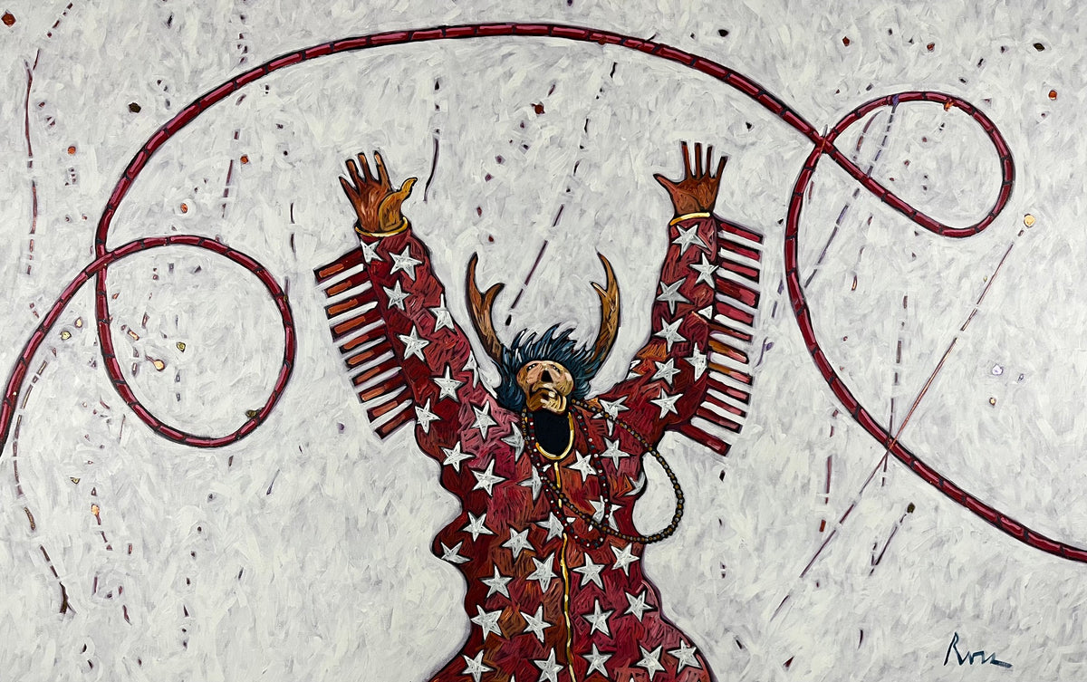 Curly Headed Doctor & the Magic Tule Rope-Painting-Thom Ross-Sorrel Sky Gallery