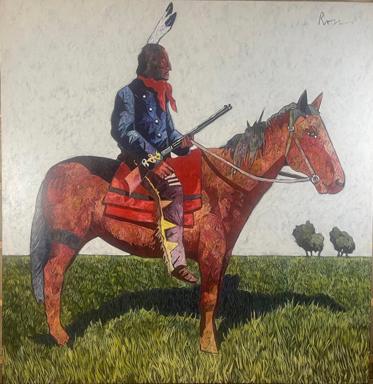 Mounted Warrior-Painting-Thom Ross-Sorrel Sky Gallery