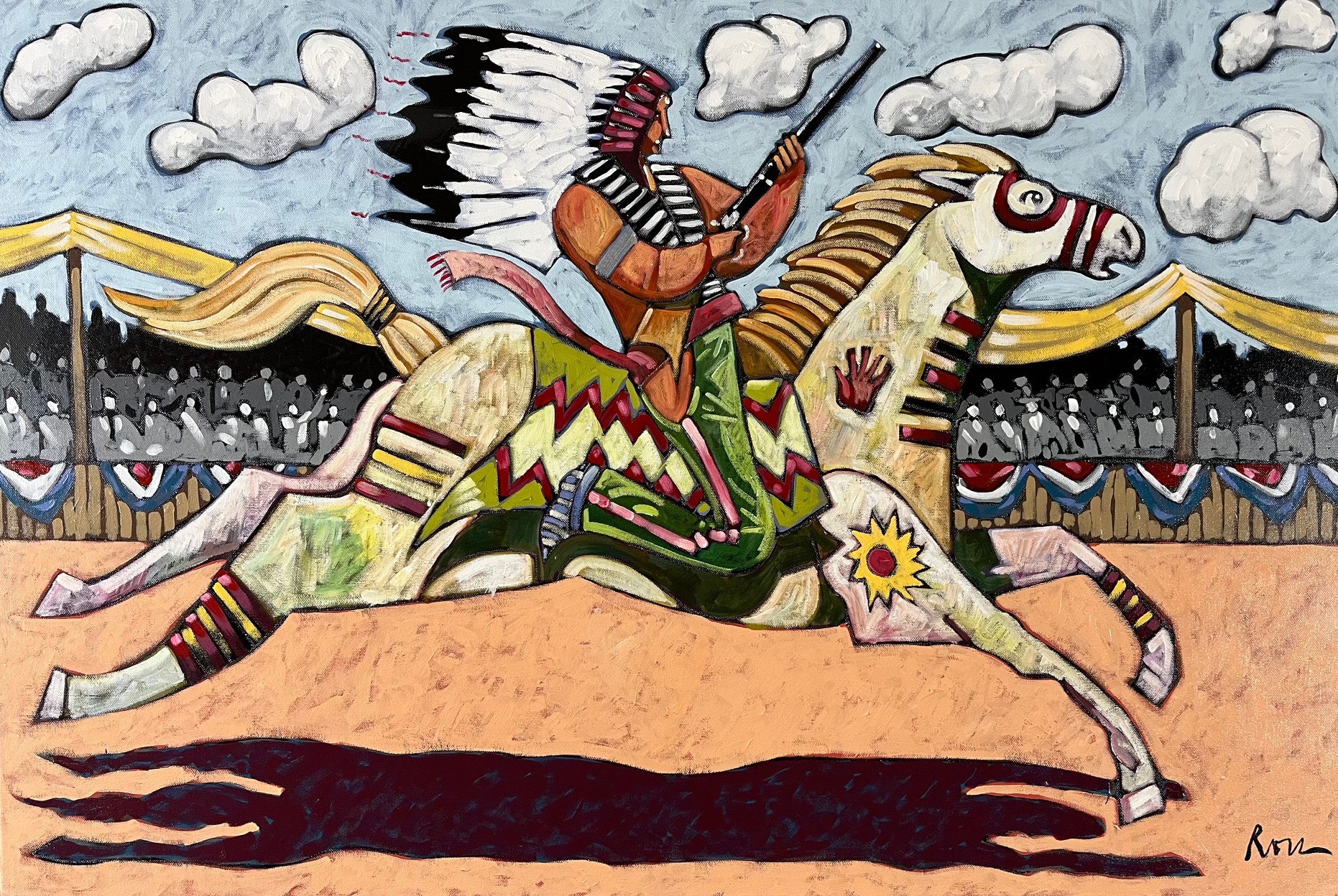 Show Indian-Painting-Thom Ross-Sorrel Sky Gallery