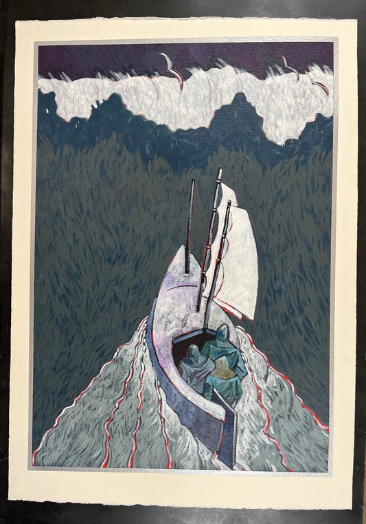 The Great Wave-Painting-Thom Ross-Sorrel Sky Gallery