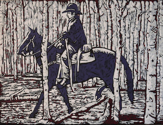 Woodcut-Painting-Thom Ross-Sorrel Sky Gallery