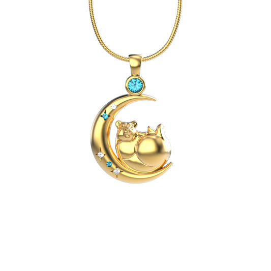 Mother Bear Pendant GOLD-Jewelry-Tim Cherry-Sorrel Sky Gallery