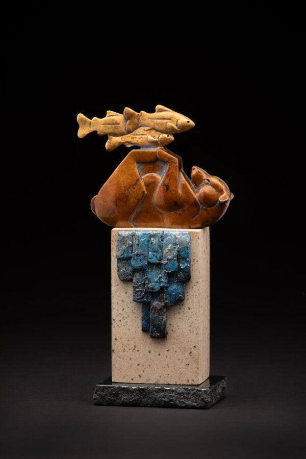 Salmons A’Foot-Sculpture-Tim Cherry-Sorrel Sky Gallery