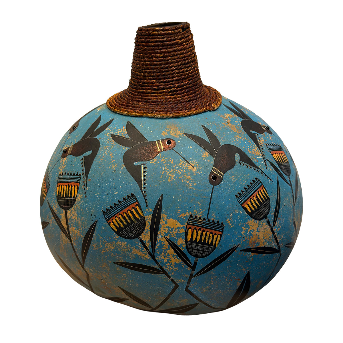 Blue Hummingbird Bowl
