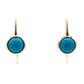 17mm Turquoise Comet Earrings-Jewelry-Toby Pomeroy-Sorrel Sky Gallery