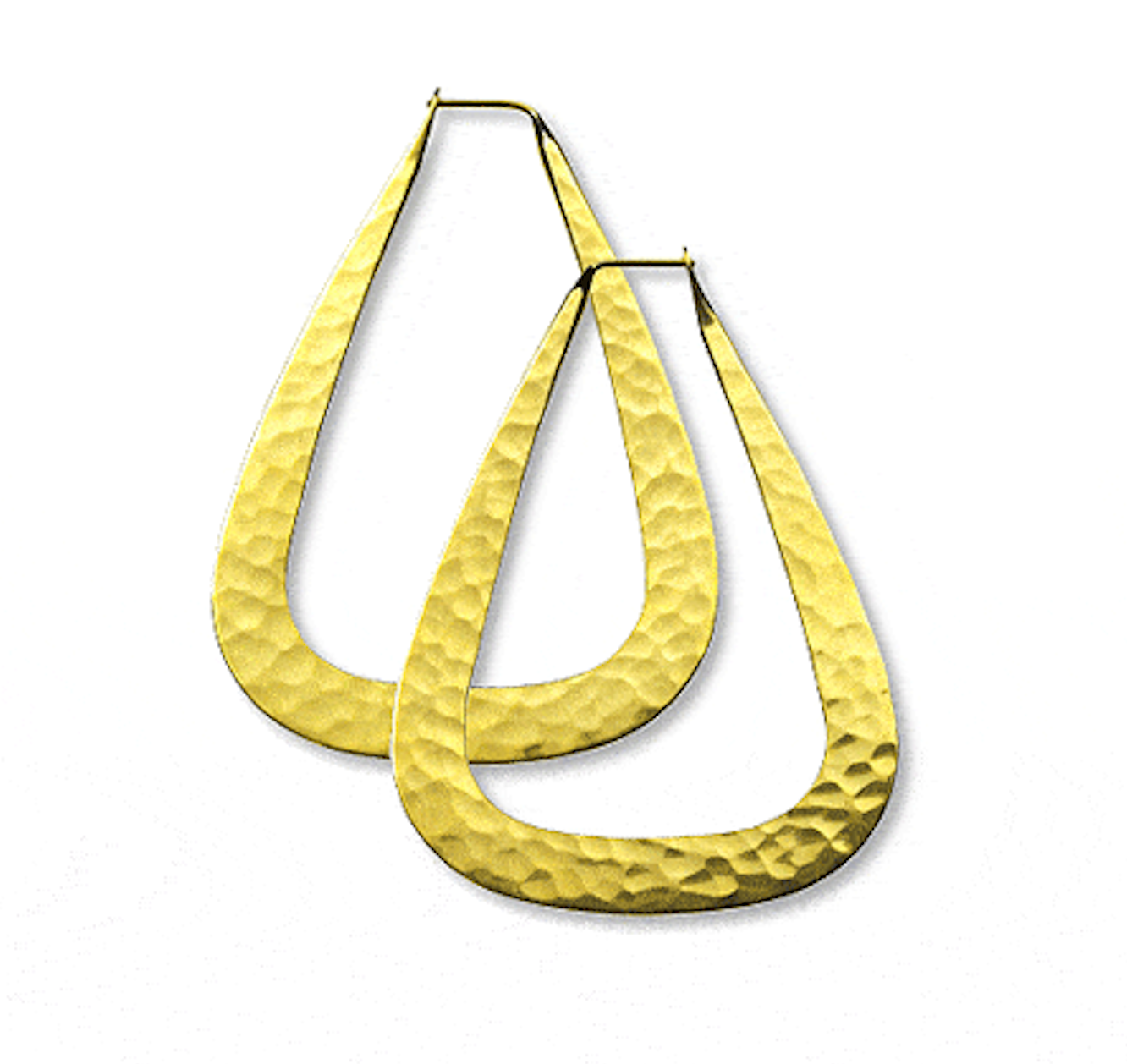 25mm 18K Gold Prism Earrings-Jewelry-Toby Pomeroy-Sorrel Sky Gallery