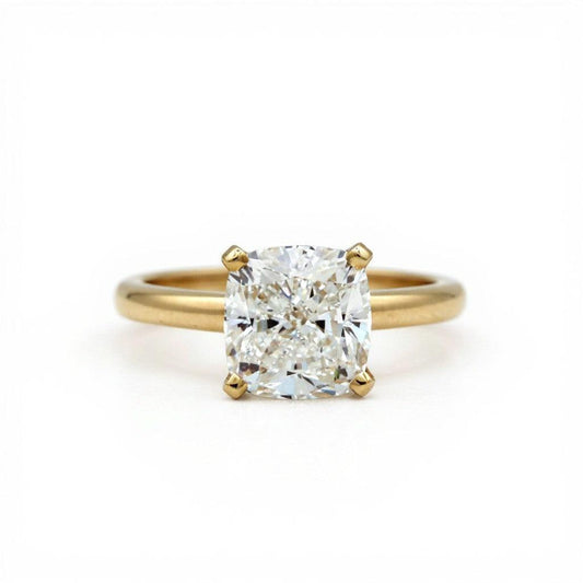 3ct Cushion Cascadia Solitare Ring-Jewelry-Toby Pomeroy-Sorrel Sky Gallery