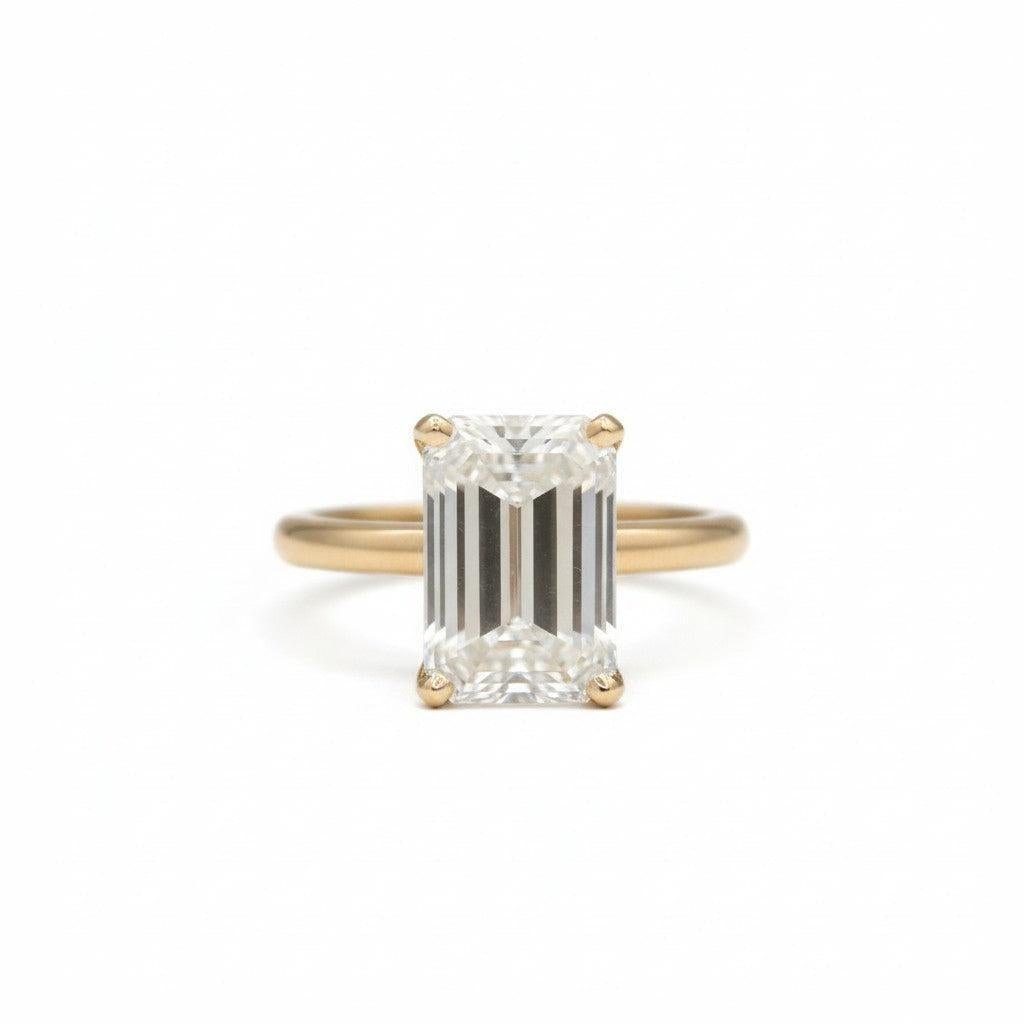 Emerald Cut Cascadia Ring-Jewelry-Toby Pomeroy-Sorrel Sky Gallery