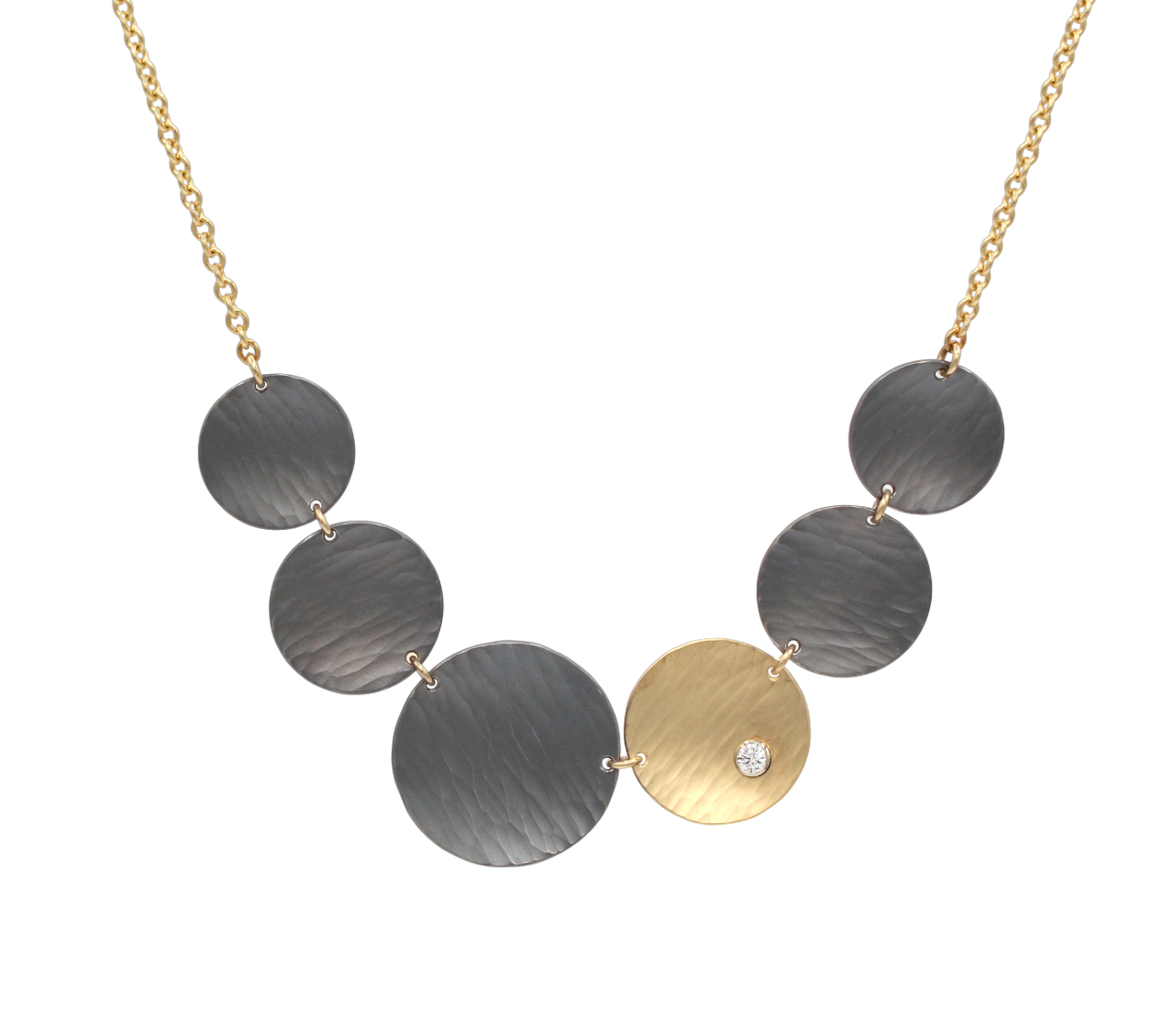 Metolius River Moon Disc Necklace-Jewelry-Toby Pomeroy-Sorrel Sky Gallery