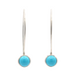 Turquoise Comet Earrings-Jewelry-Toby Pomeroy-Sorrel Sky Gallery