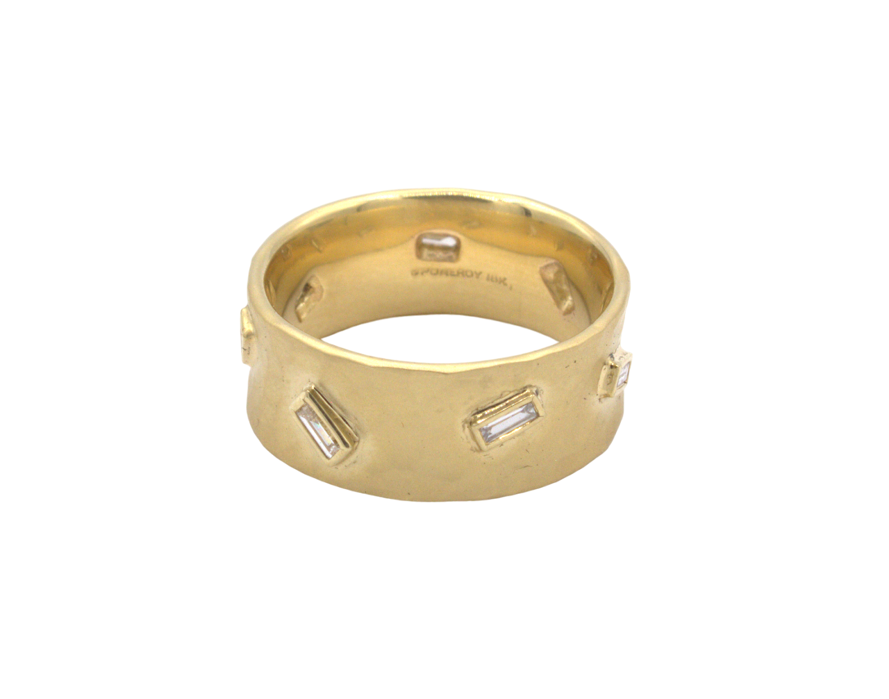 Vale Ring with Baguette Diamonds-Jewelry-Toby Pomeroy-Sorrel Sky Gallery