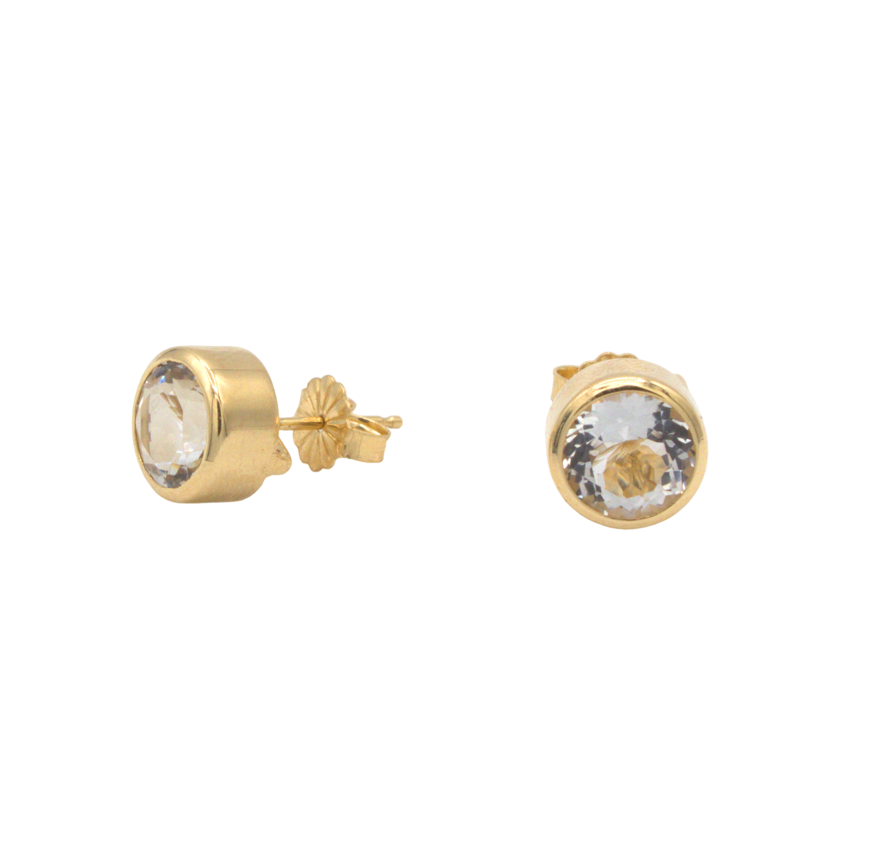 White Quartz Comet Stud Earrings-Jewelry-Toby Pomeroy-Sorrel Sky Gallery