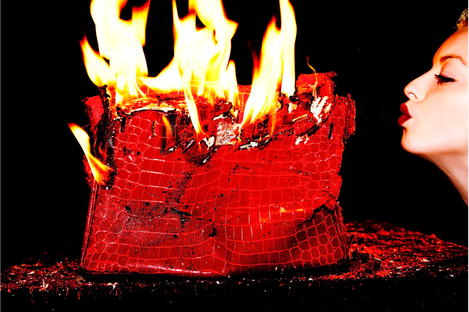 Burning Birkin-Photographic Print-Tyler Shields-Sorrel Sky Gallery