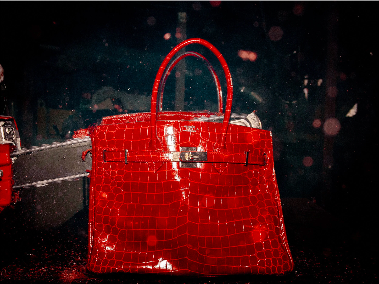 Chainsaw Birkin-Photographic Print-Tyler Shields-Sorrel Sky Gallery