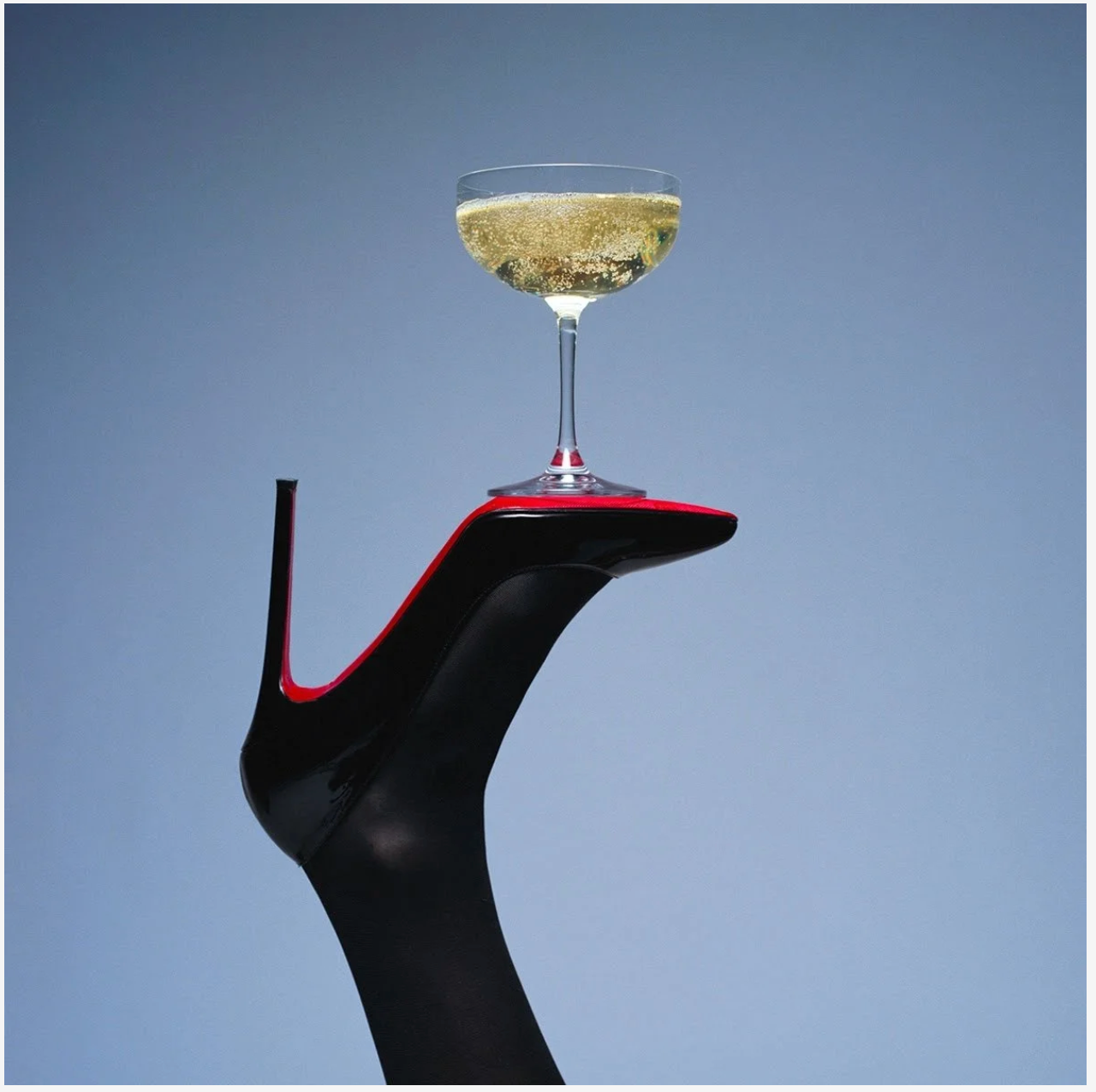 Champagne High Heel-Photographic Print-Tyler Shields-Sorrel Sky Gallery