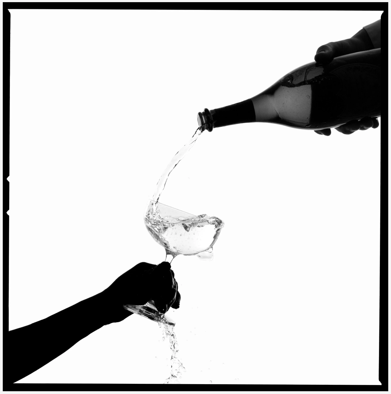 Champagne Silhouette-Photographic Print-Tyler Shields-Sorrel Sky Gallery