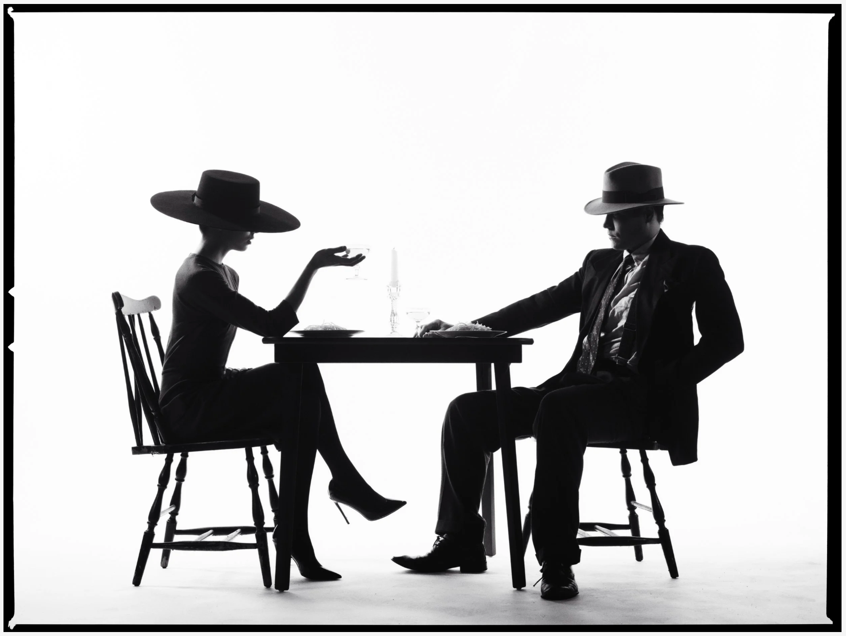 Couples Silhouette-Photographic Print-Tyler Shields-Sorrel Sky Gallery
