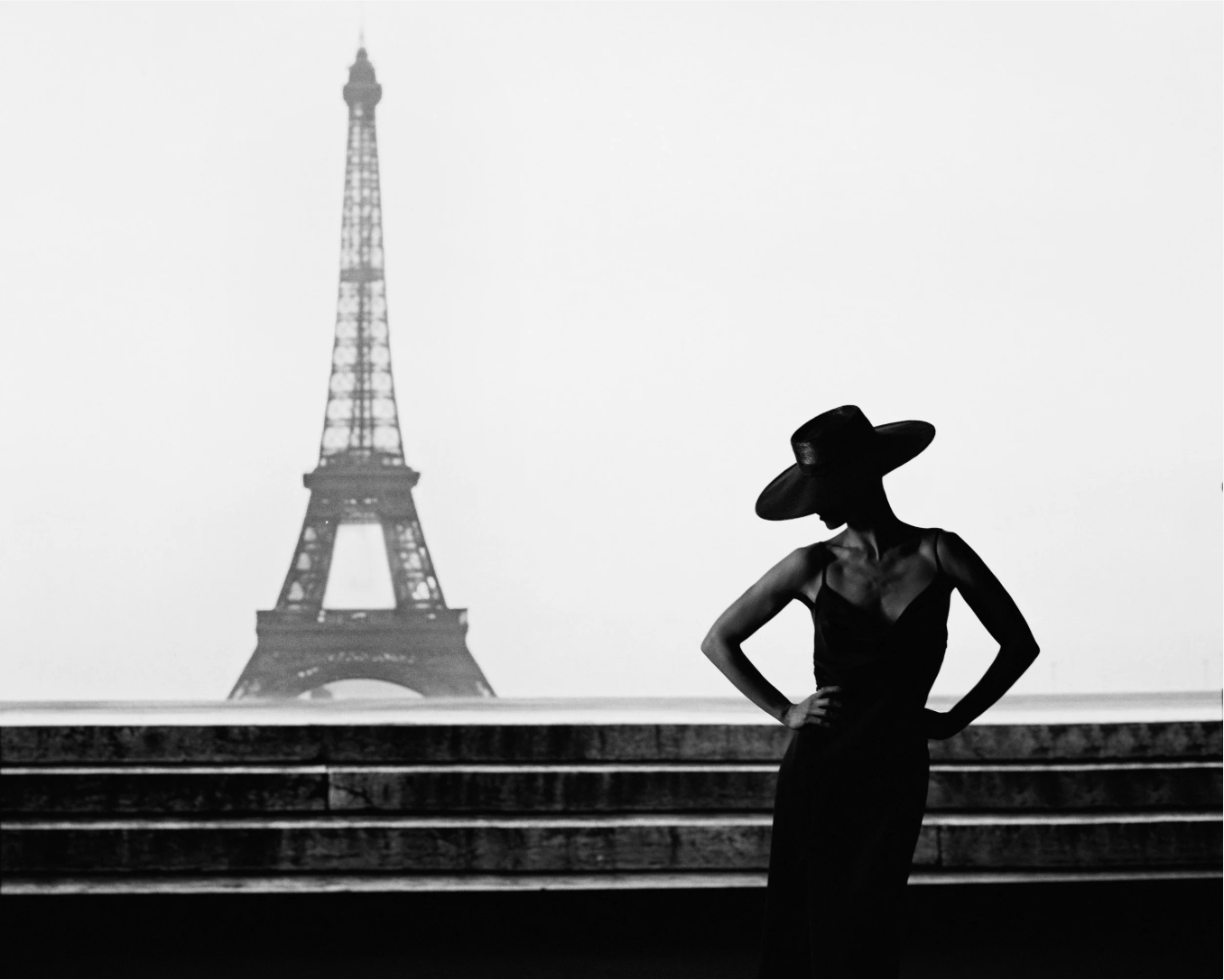 Eiffel Tower Silhouette-Photographic Print-Tyler Shields-Sorrel Sky Gallery