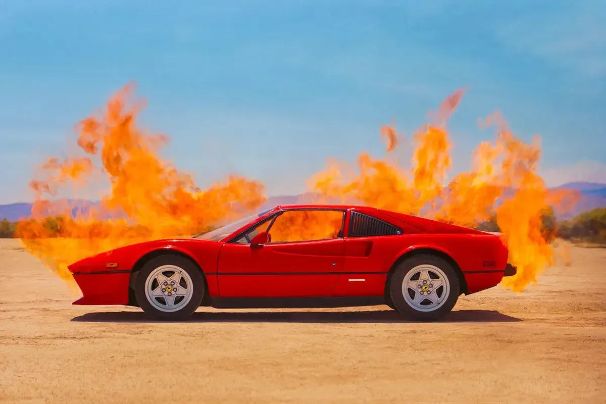 Ferrari on Fire-Photographic Print-Tyler Shields-Sorrel Sky Gallery