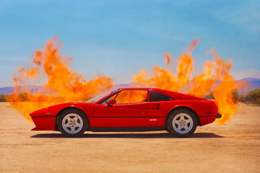 Ferrari on Fire-Photographic Print-Tyler Shields-Sorrel Sky Gallery