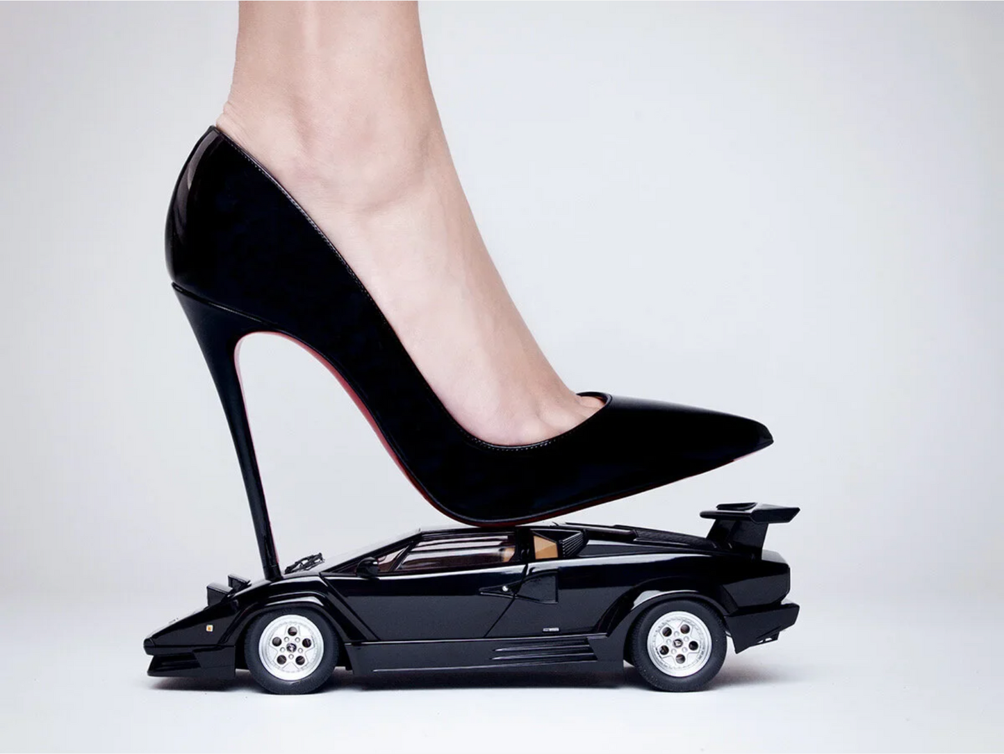 Lamborghini High Heel-Photographic Print-Tyler Shields-Sorrel Sky Gallery