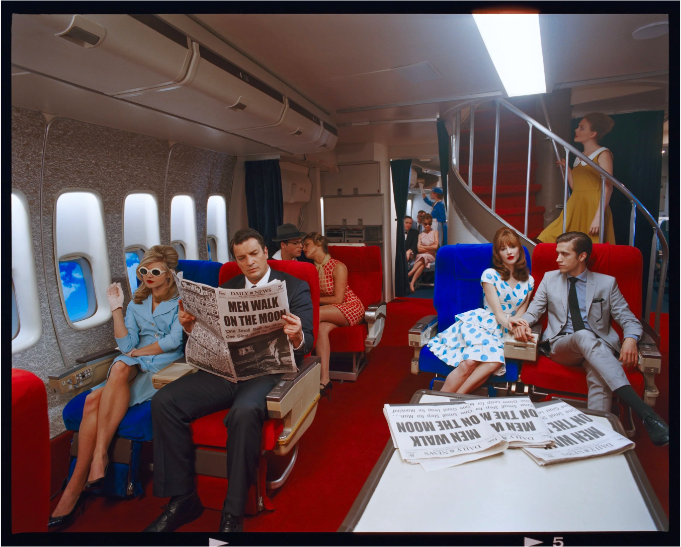 Pan Am Flight 62 Moon Landing-Photographic Print-Tyler Shields-Sorrel Sky Gallery