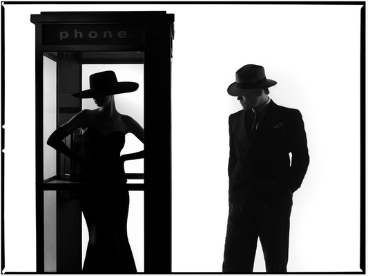 Phone Booth Silhouette-Photographic Print-Tyler Shields-Sorrel Sky Gallery