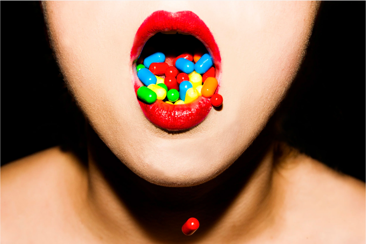 Pill Mouth-Photographic Print-Tyler Shields-Sorrel Sky Gallery
