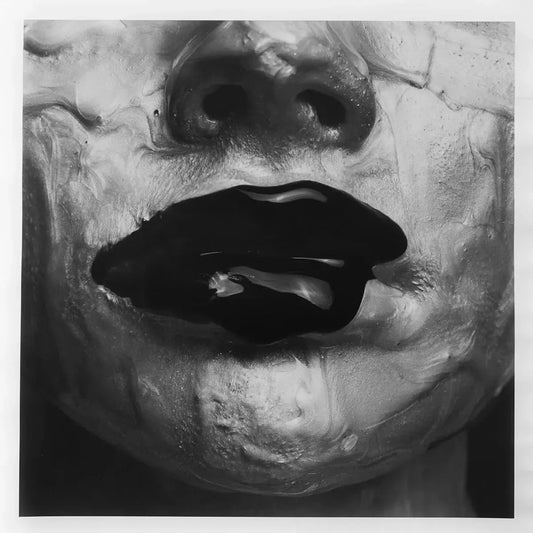 Red Lips Monochrome-Photographic Print-Tyler Shields-Sorrel Sky Gallery