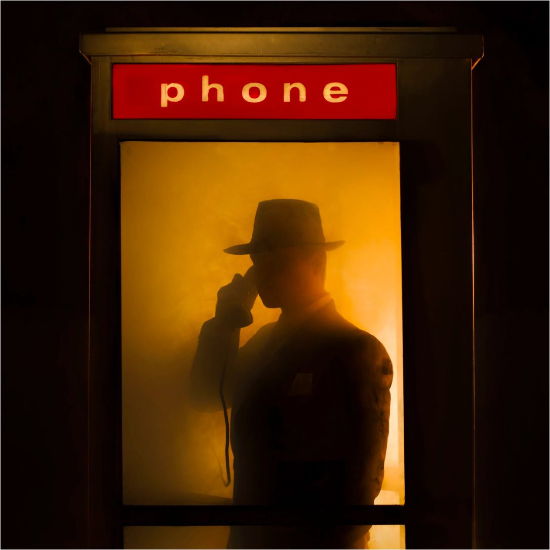 The Man in the Phone Booth II-Photographic Print-Tyler Shields-Sorrel Sky Gallery