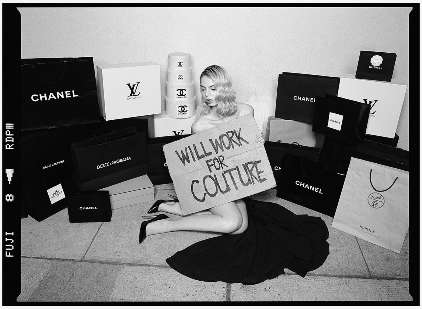Will Work for Couture-Photographic Print-Tyler Shields-Sorrel Sky Gallery