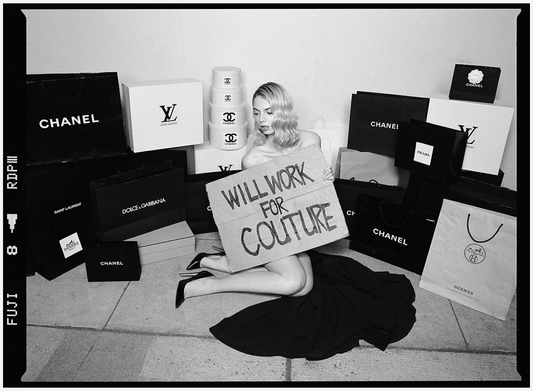 Will Work for Couture-Photographic Print-Tyler Shields-Sorrel Sky Gallery
