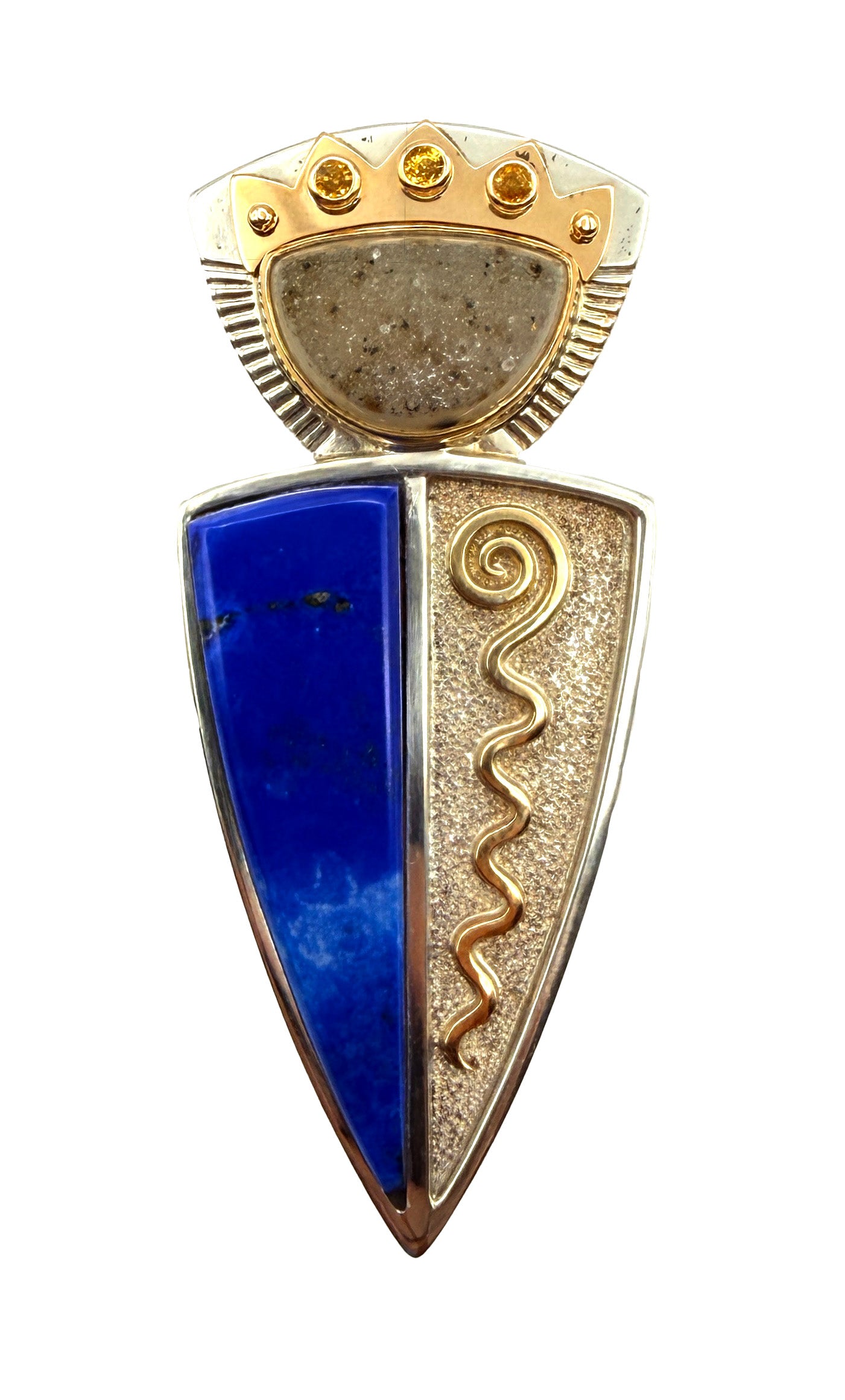 Headdress Brooch/Pendant-Jewelry-Victoria Adams-Sorrel Sky Gallery