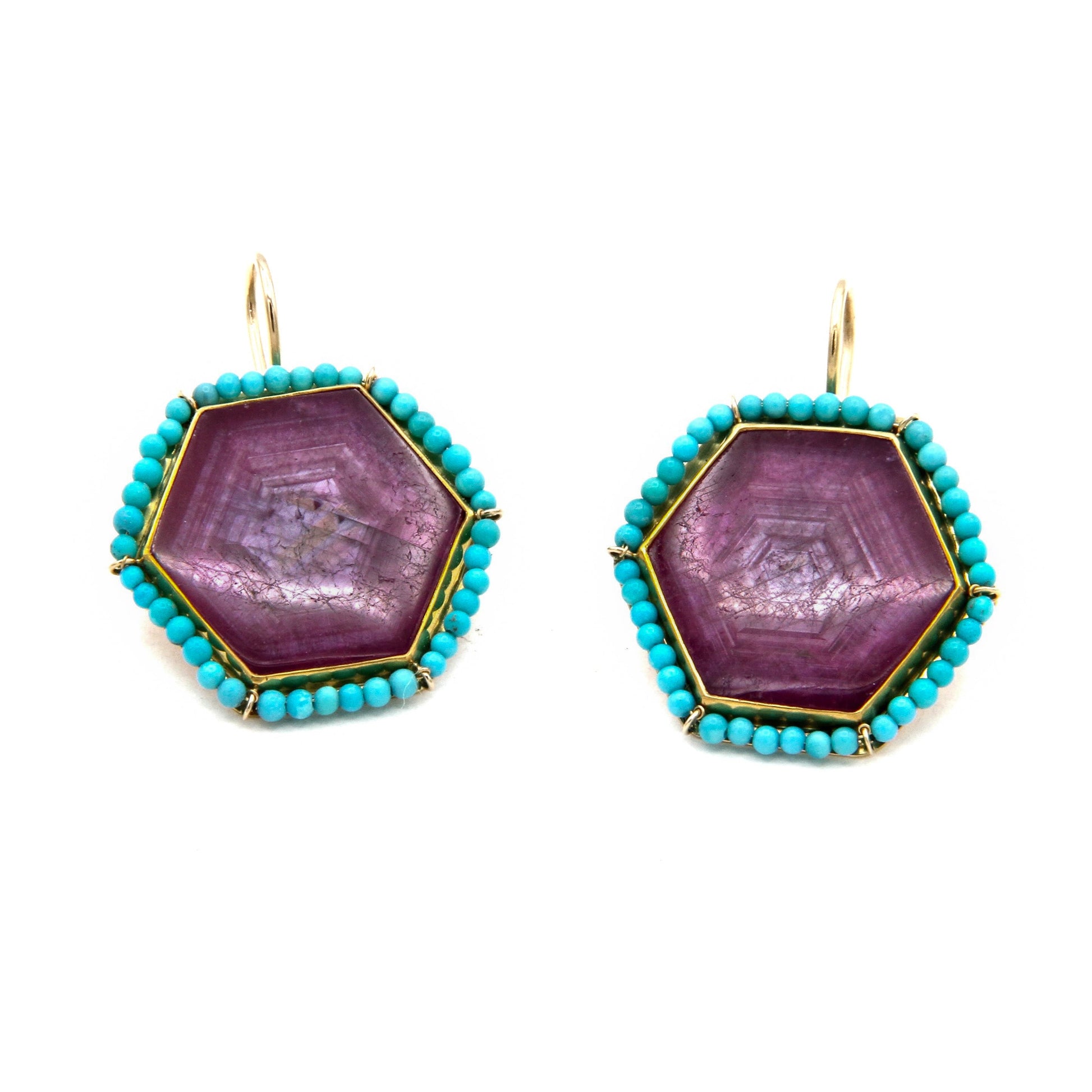 Molly Ruby Crystal Earrings-Jewelry-Victoria Adams-Sorrel Sky Gallery