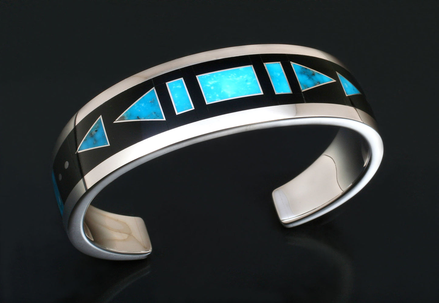 Inlaid Cuff Bracelet-Jewelry-Ray Tracey-Sorrel Sky Gallery