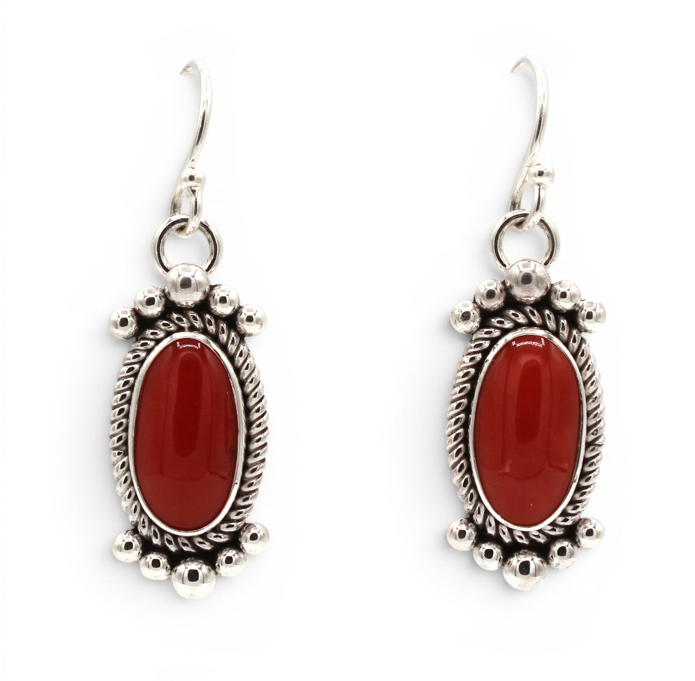 Coral Dangle Earrings