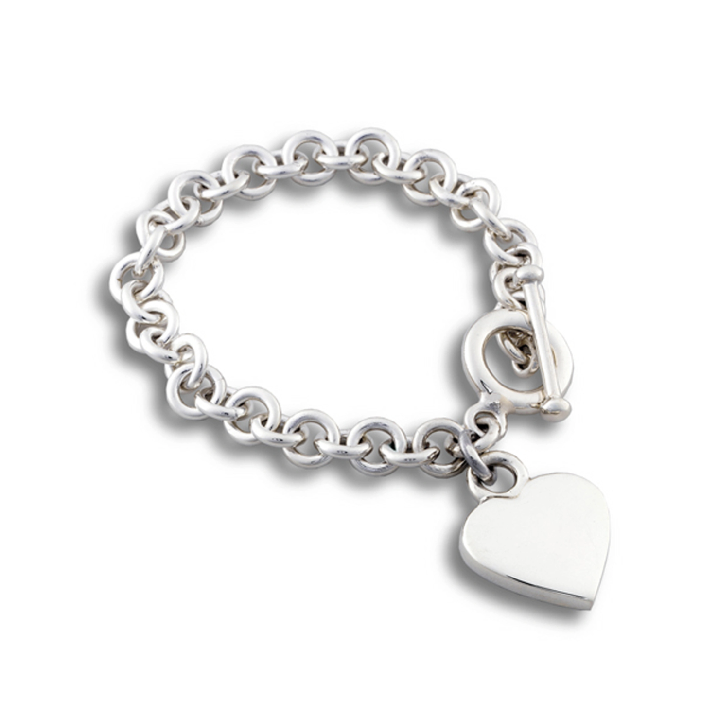 Heart Toggle Link Bracelet-Jewelry-Zina Sterling-Sorrel Sky Gallery