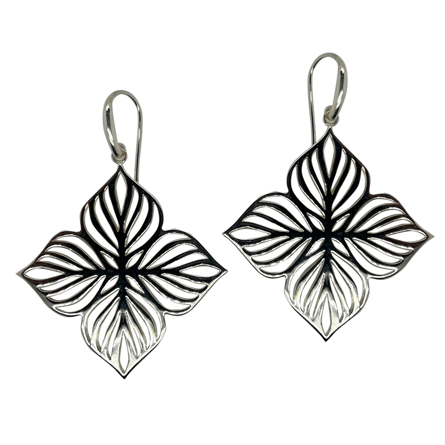 Medium Flower Earrings-Jewelry-Zina Sterling-Sorrel Sky Gallery