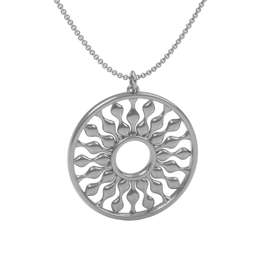 Radial Round Pendant-Jewelry-Zina Sterling-Sorrel Sky Gallery