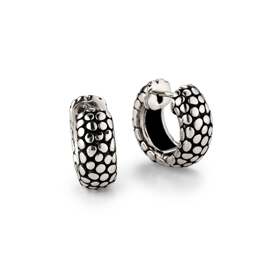 Round Stingray Snap Hoop Earrings-Jewelry-Zina Sterling-Sorrel Sky Gallery