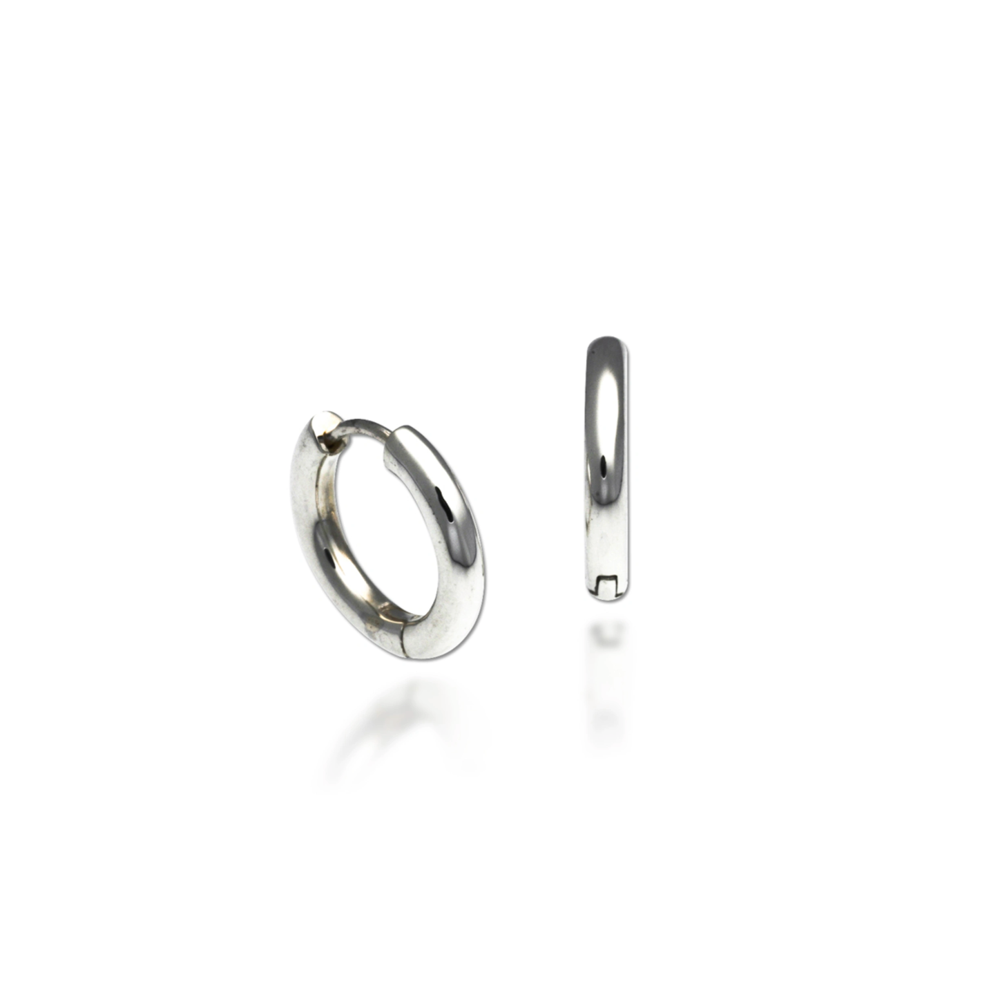 Small Snap Hoop Earrings-Jewelry-Zina Sterling-Sorrel Sky Gallery