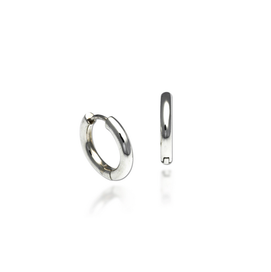 Small Snap Hoop Earrings-Jewelry-Zina Sterling-Sorrel Sky Gallery