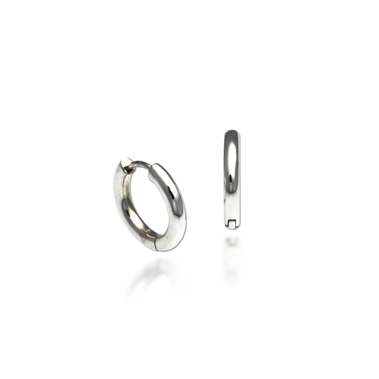 Small Snap Hoop Earrings-Jewelry-Zina Sterling-Sorrel Sky Gallery