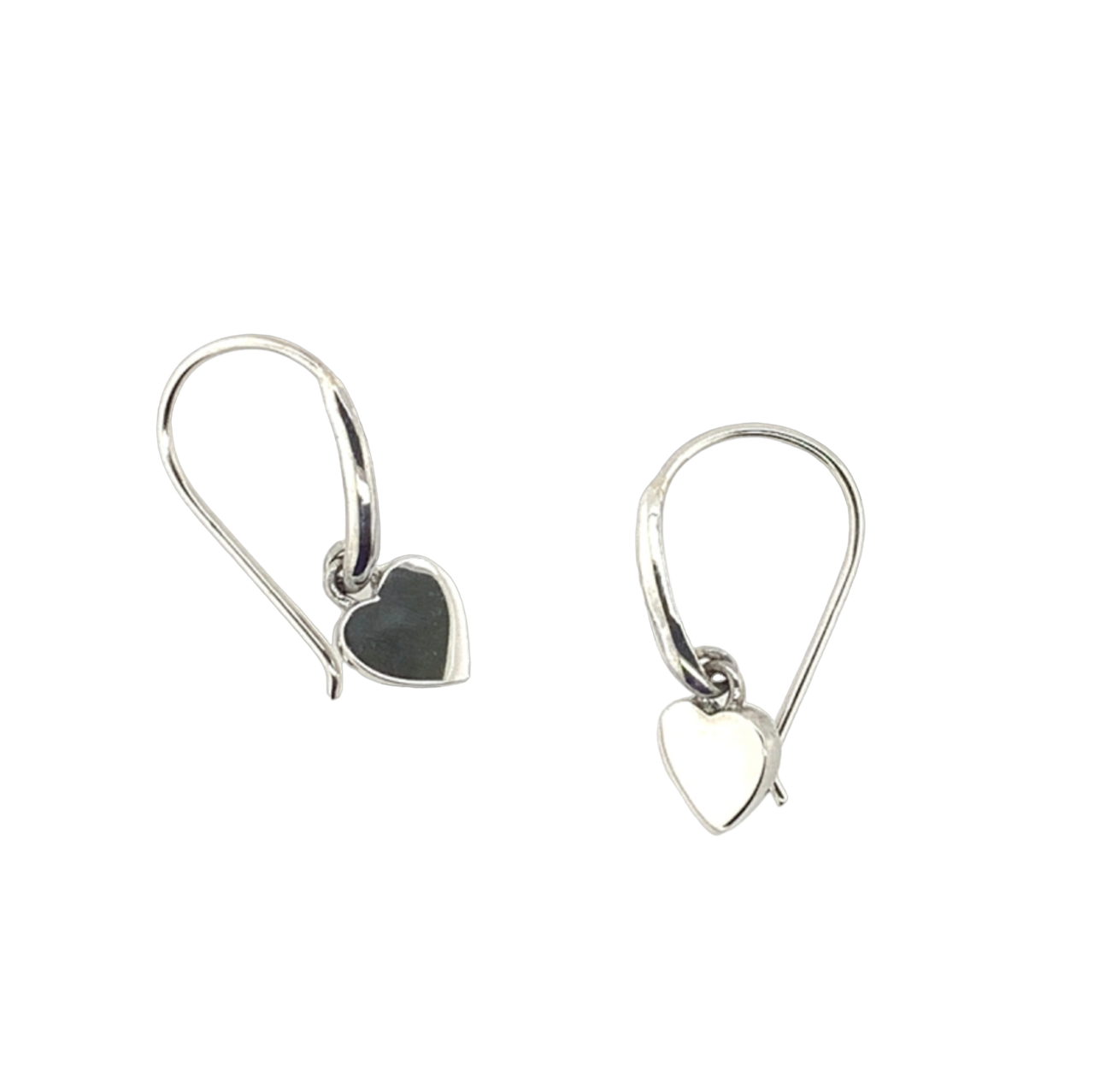 Tiny Heart Drop Earrings-Jewelry-Zina Sterling-Sorrel Sky Gallery