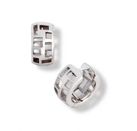Windows Snap Hoop Earrings-Jewelry-Zina Sterling-Sorrel Sky Gallery