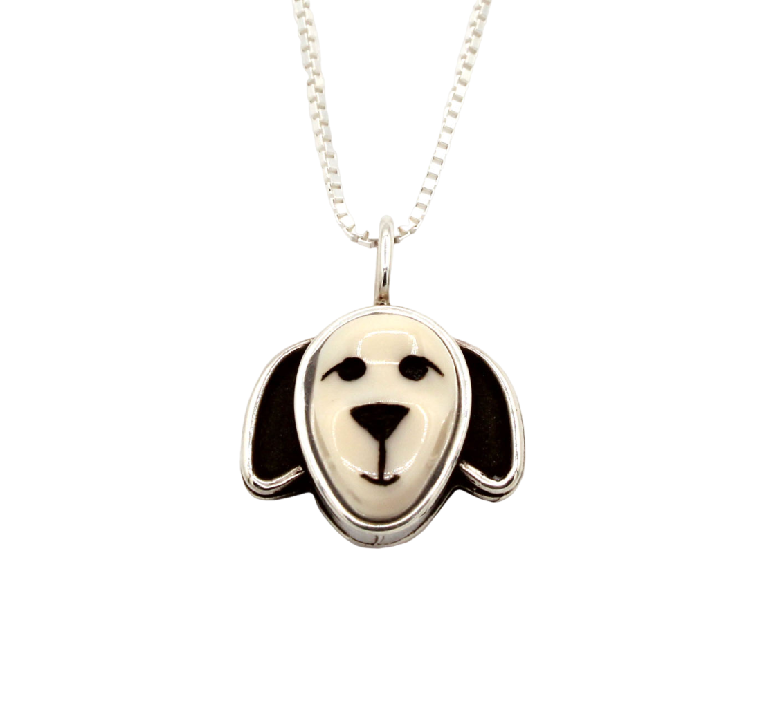 Floppy Dog Pendant-Jewelry-Michelle Tapia-Sorrel Sky Gallery