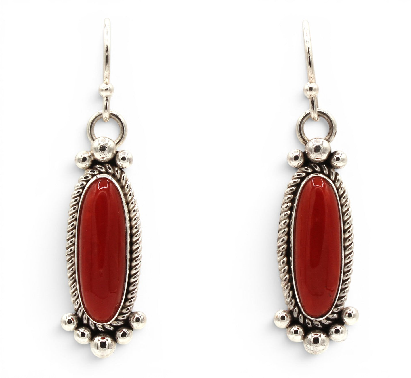 Coral Dangle Earrings