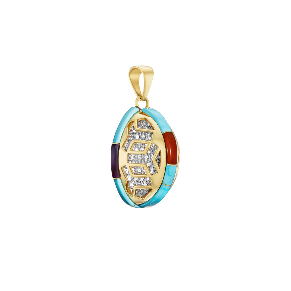 Bell Flakes Pendant-Jewelry-Nighthorse-Sorrel Sky Gallery