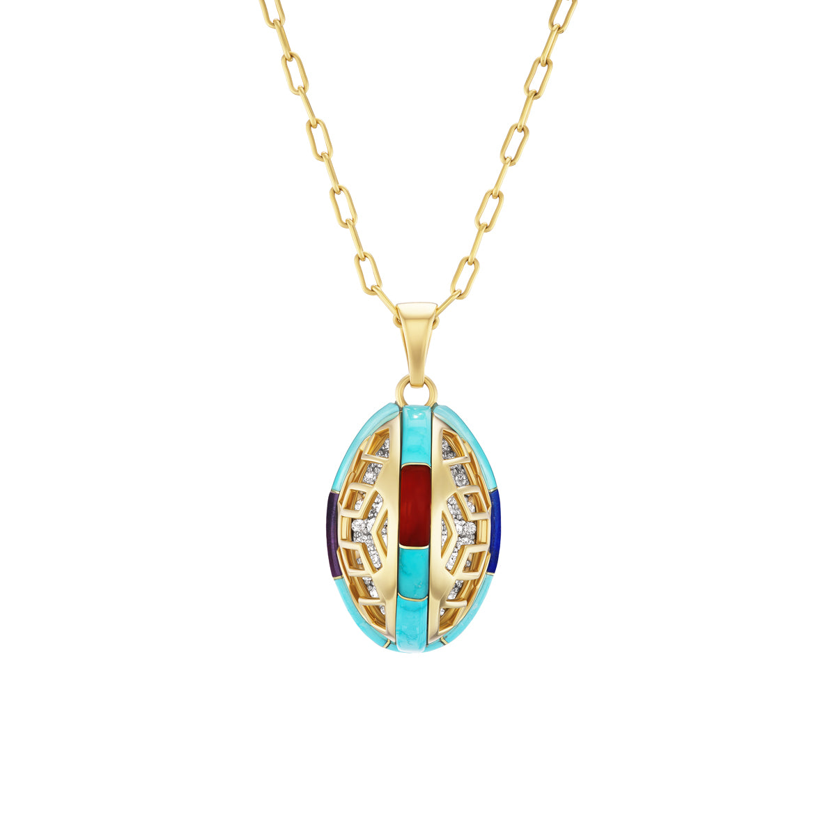 Bell Flakes Pendant-Jewelry-Nighthorse-Sorrel Sky Gallery